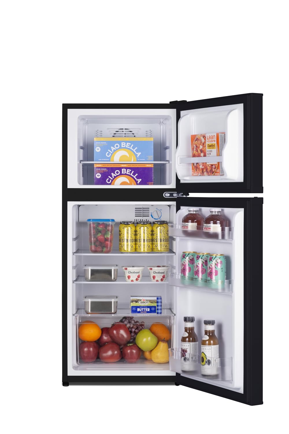 Summit 19” Refrigerator, 4.3 cu.ft. Capacity, Freezer, Undercounter, ADA Compliant, 43” Height, Black - FF713B on Fridge.com