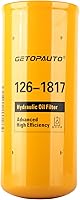 Vista 1 de GETOPAUTO 126-1817 465-6505 Elemento de filtro hidráulico compatible con Caterpillar 836G 836H 836K Compactor 416E 420D Retroexcavadora
