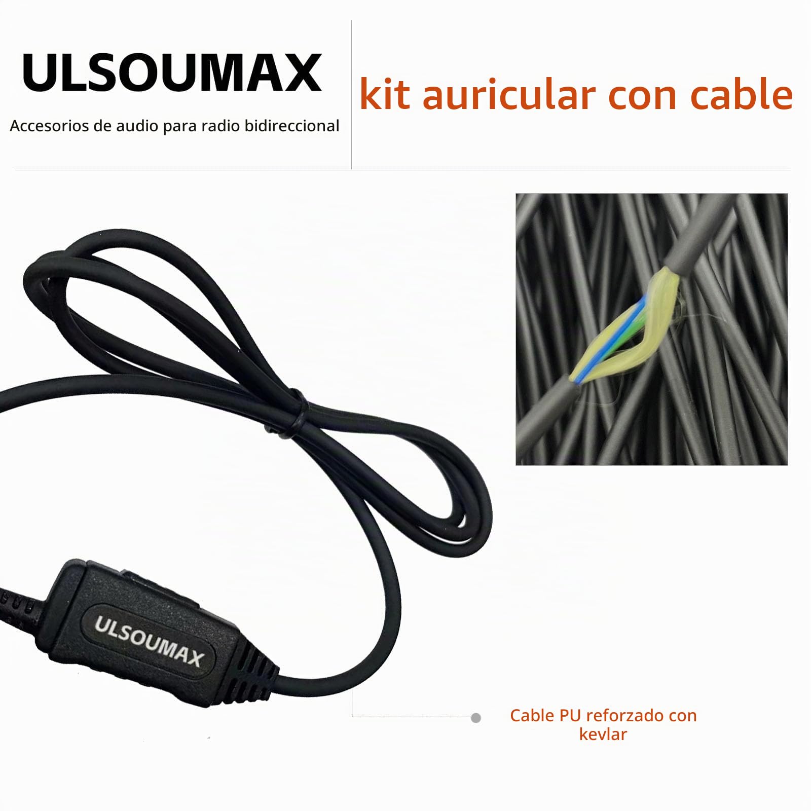 Auriculares Motorola en forma de C PTT con micrófono para Motorola CLP446E CLPE Plus CLP1010e CLP1080e CLP1083e CLP107e