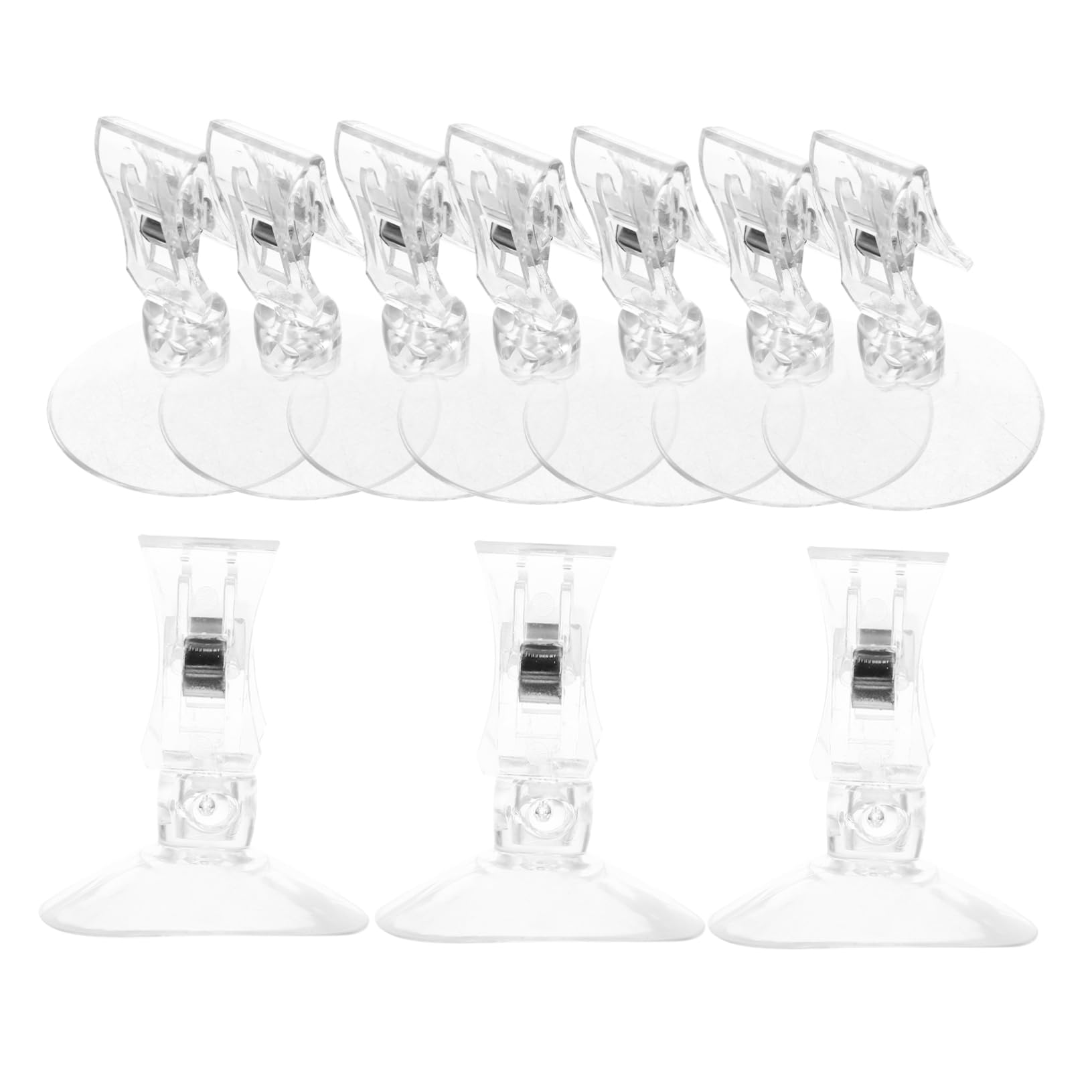 Amosfun 4 Set di Robuste Clip per da Doccia Fermagli per Tende in Plastica con Design Antivento Facili da Usare per Un Bagno Pulito 10 Pezzi*4