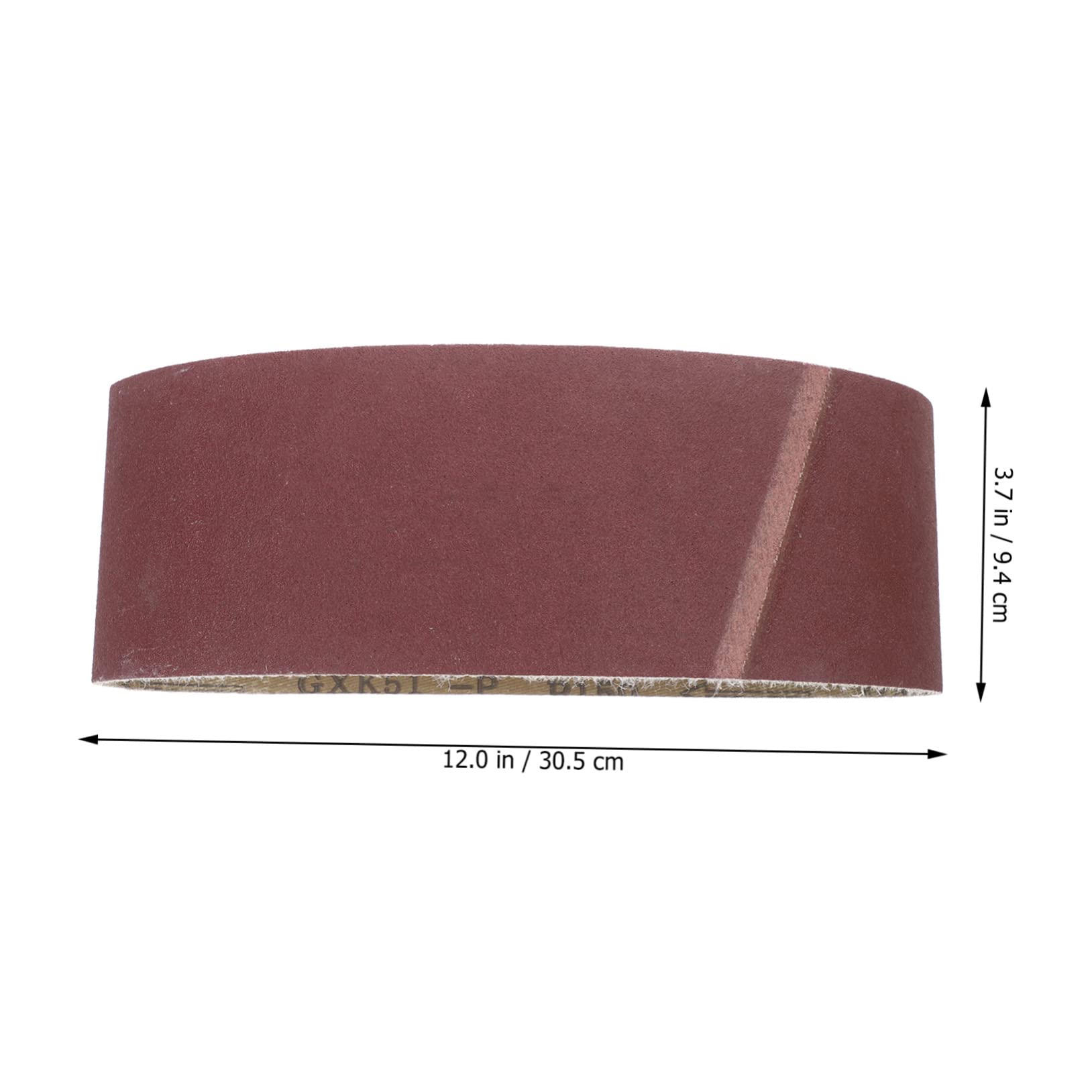 Bandas de Lijado para Lijadora de Banda 12 Piezas, Grano 80/120/150