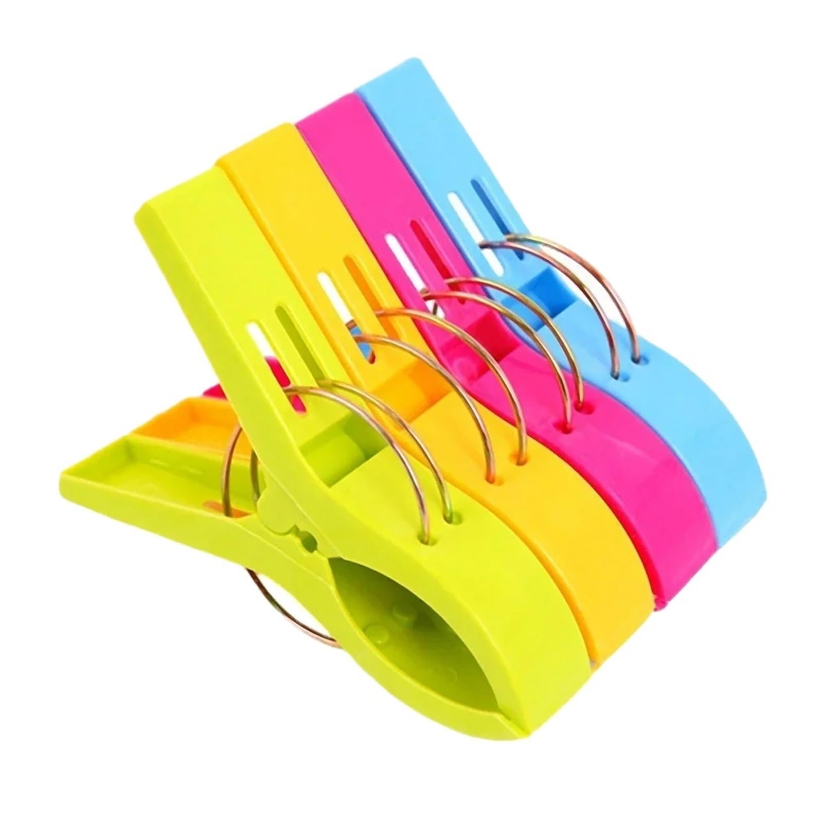 100Pcs Plastic Clothespins Clothes Clips Practical Towel Quilt Pegs For Laundry Lounger for Washing Line(Mixed Color2)