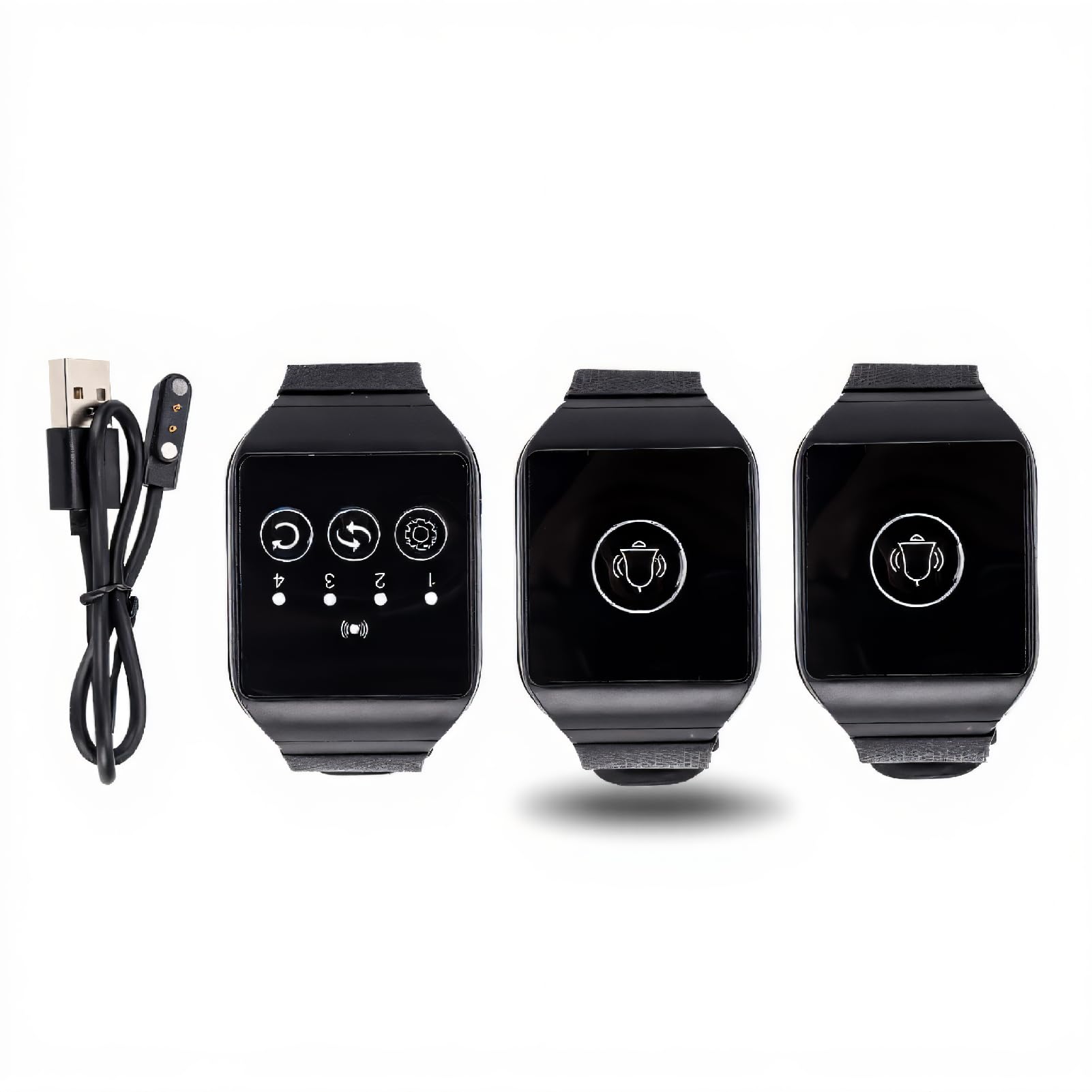 Cercapersone da Polso Wireless, Allarme Personale per Anziani, Cercapersone per Cercapersone per Ristorante, Cercapersone per Caregiver, Campanello per Chiamate di Emergenza, (2 per 1)