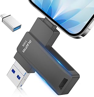 【業界革新!アプリ不要】usbメモリ 4in1 512gb 高速 Phone usbメモリー 回転式 iOS/Type-C/USB/Micro USB フラッシュメモリ 大容量 写真保存 usb スマホ データ バックアップ Phone/Pad/PC/Macbook/Android対応 外付けメモリ 容量不足解消 ブラック Phone 17/16/15/14/13/12/Pad Air各種対応