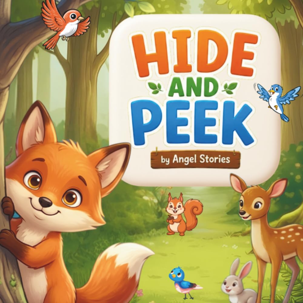 Hide and Peek: A Sweet Bedtime Animal Story for Toddler and Preschooler: A Story About a Shy Fox, New Friends, and the Courage to Say Hello perfect for Kids aged 2-5 years old