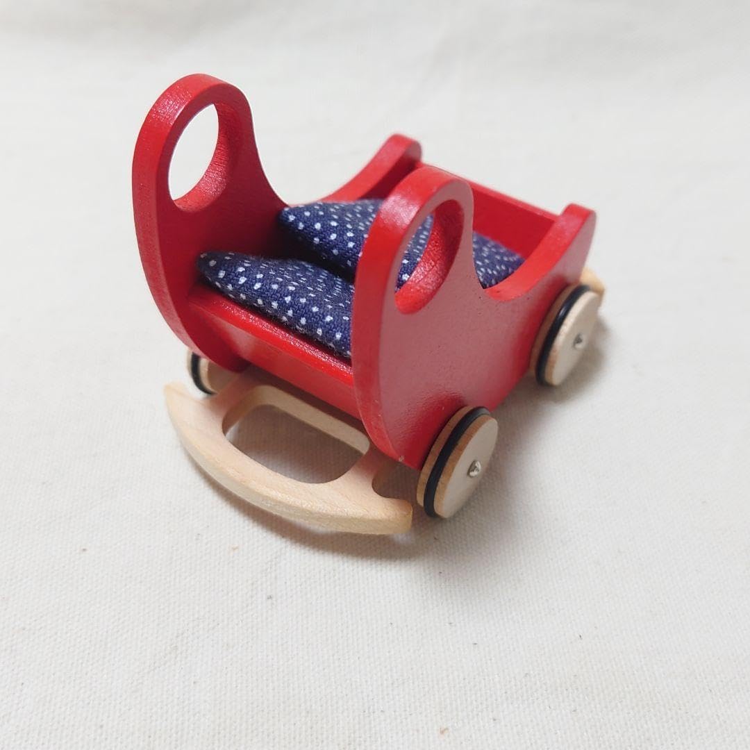 nic社 2wayベビーカー ロッキングボードヘニッヒ ドールハウスミニチュア nic社 2wayベビーカー ロッキングボードヘニッヒ ドールハウス