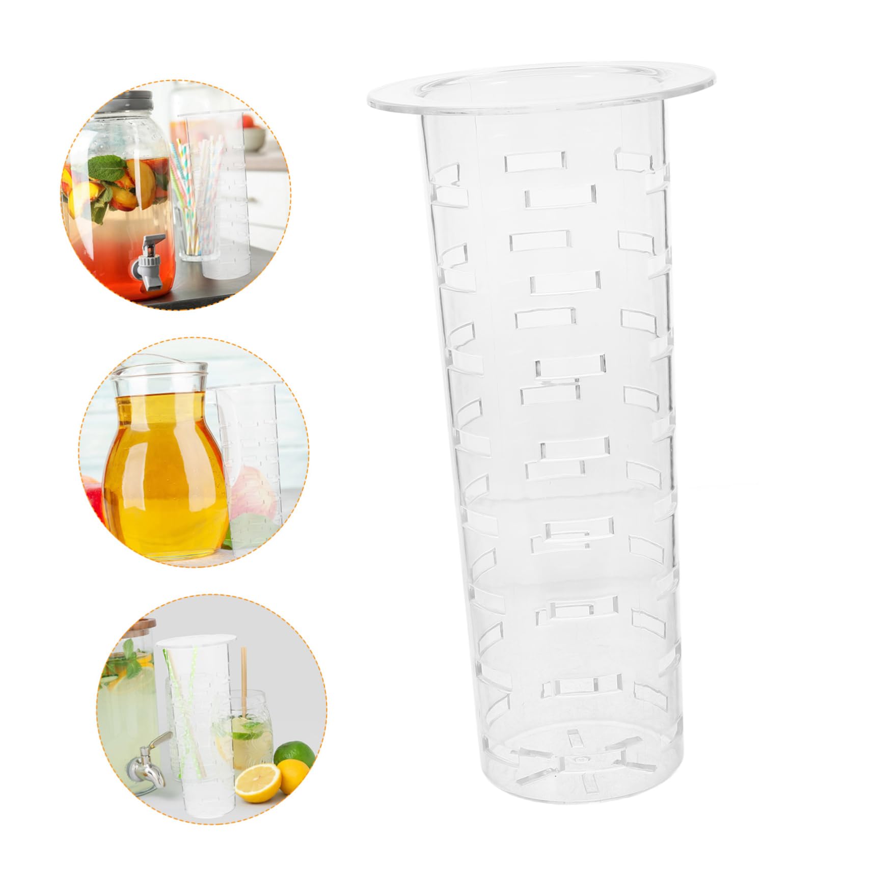 JECOMPRIS Fruit Infuser for Beverage Dispenser Juice Infuser Fruit Filter for Home Parties and Catering Events Elegant Design and