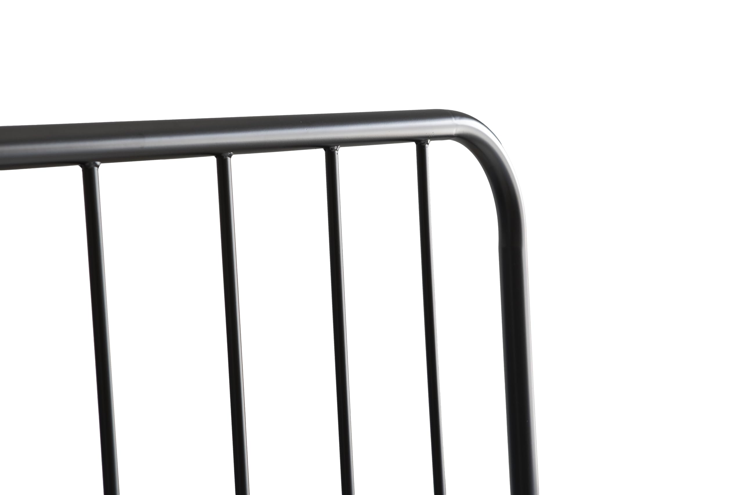 MUEBLIX.COM - Cabecero Forja Cama Domi, Cabecero 150 cm, Camas de Matrimonio y Juvenil, Cabezal para Cama, Hierro con Tubo de 30 mm, Altura Máxima 125 cm, Color Negro