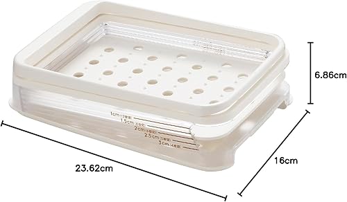 Miniatura 10 de Akebono PS-955 - Guía de rebanadora de pan, fabricada en Japón, corte de nanombre, corta hasta el final, grosor ajustable, 4 cortes, 5 cortes, 6