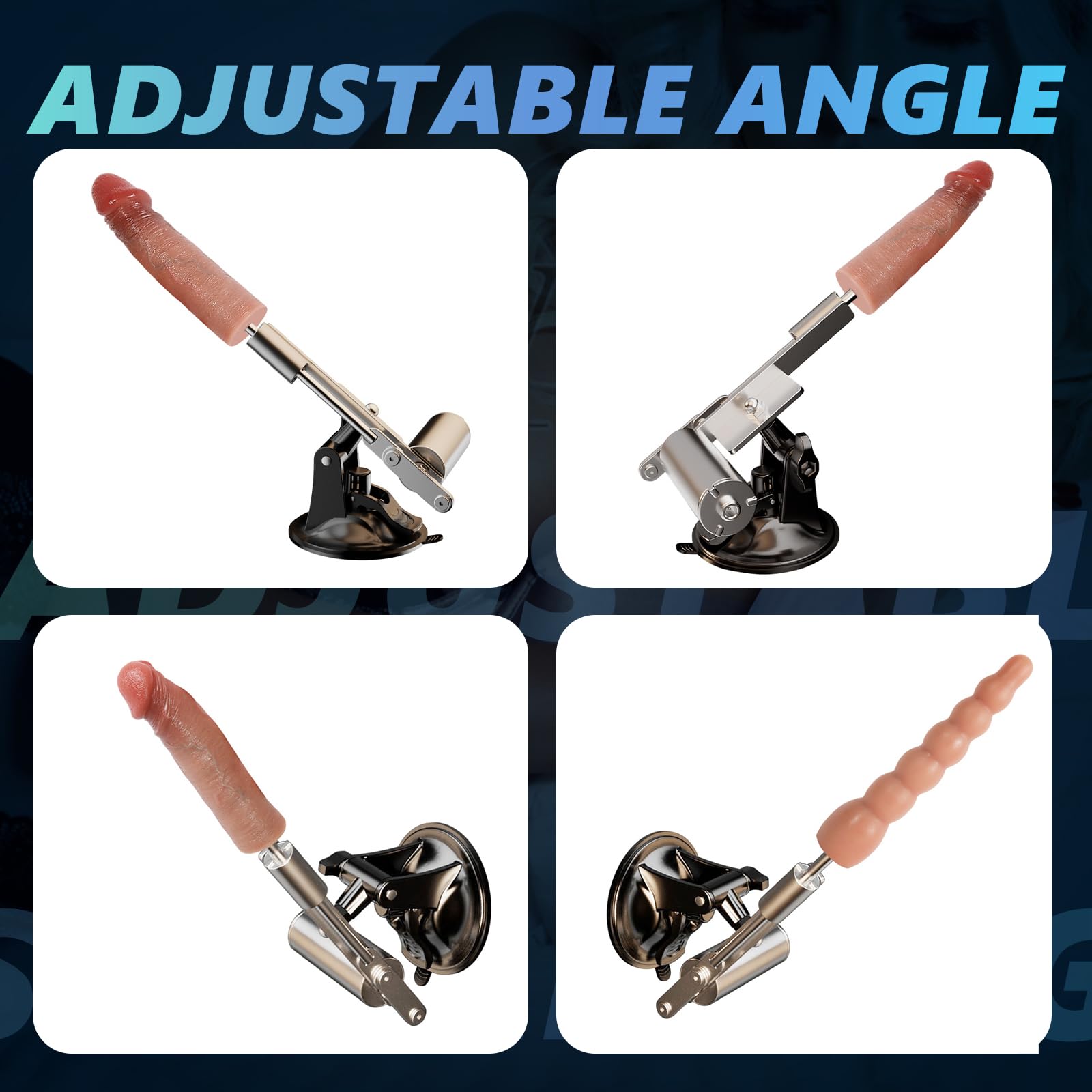Máquina Sexual Automática con Dildo Realista, Sex Machine de Alta Velocidad con Empuje Ajustable, Máquina de Penetración para Hombres y Mujeres, Juguete Erótico para Adultos