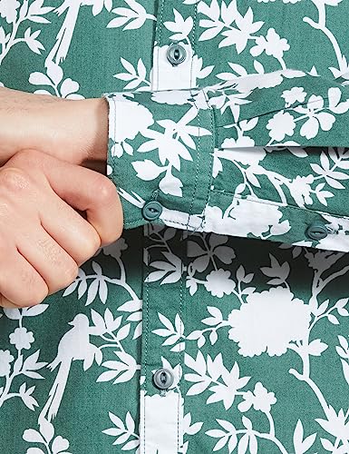 Image of The Indian Garage Co Men Cotton Regular Fit Full Sleeves Spread Collar Casual Shirt