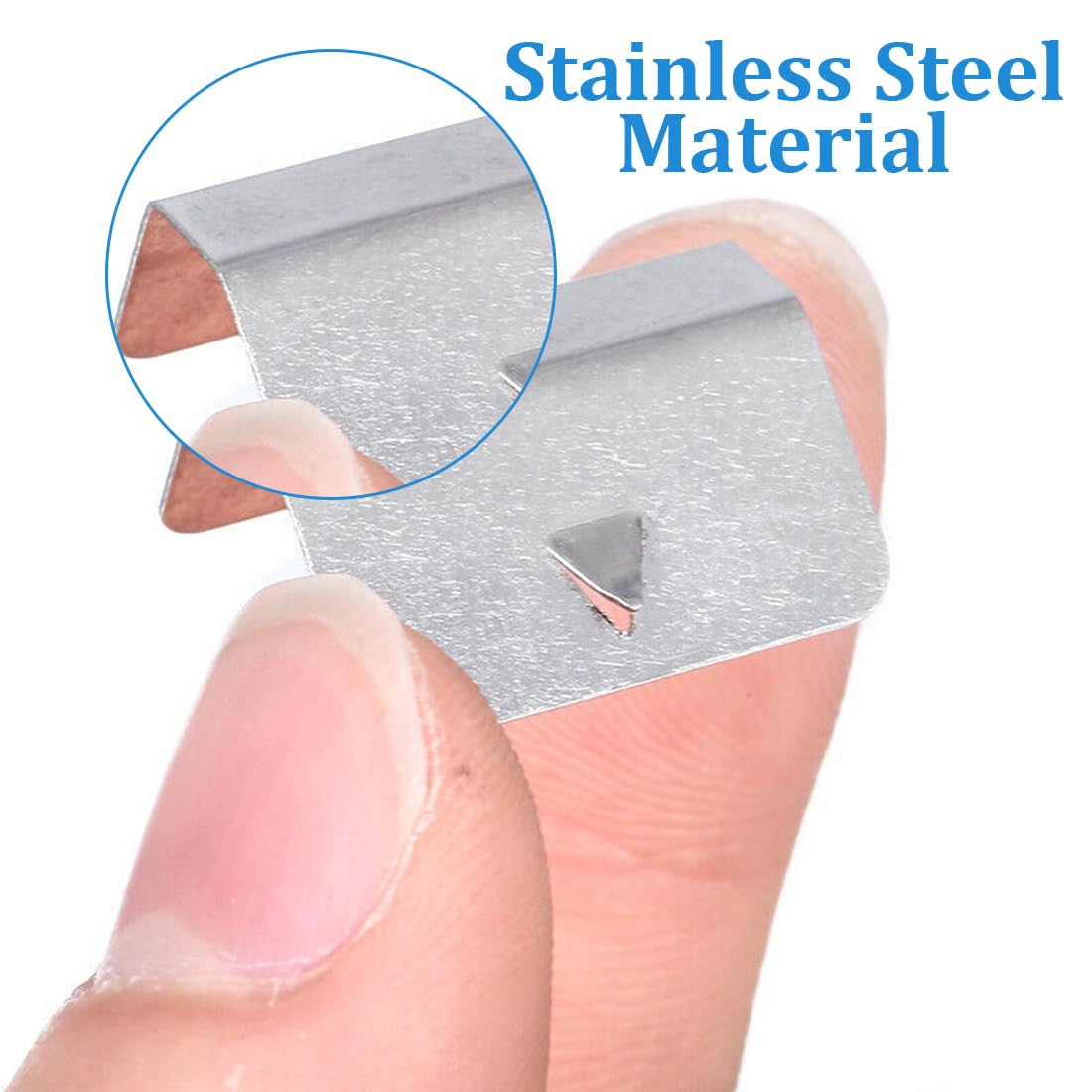 Clip Per Deflettori Di Pioggia Auto - 15 Pezzi In Acciaio Inox Per Fissaggio - Foto 3