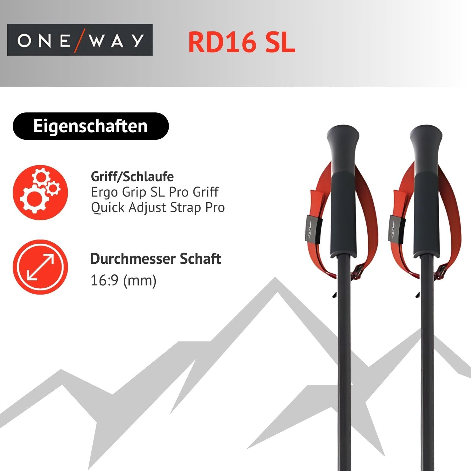 Oneway® Bastoni One Way RD 16 SL