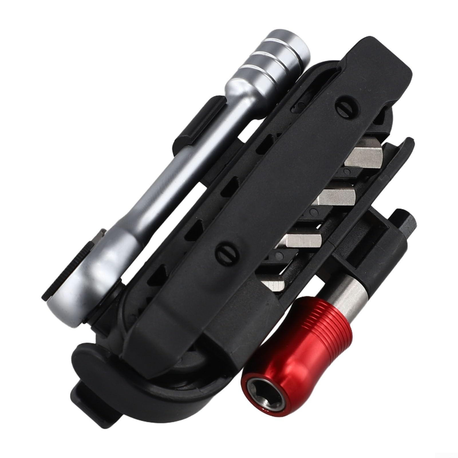 Multifunctional Ratchet Wrench Bike Repair Tool Set With Magnetic Connector And Storage Bag For Mountain Bike Road Bike Scooter Maintenance Bike Ratchet Wrench Set Bike Repair Tool Portable Bike Tool