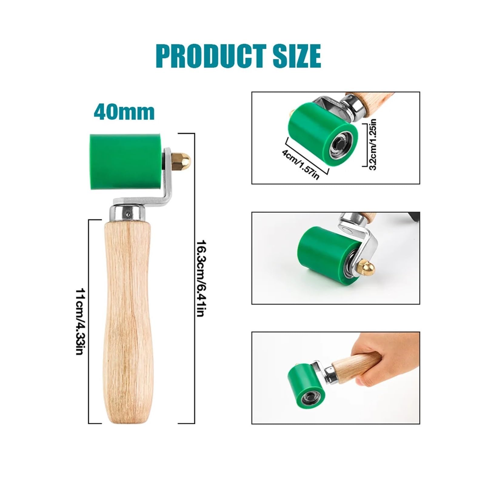 Ugello for pistola ad aria calda professionale da 20 mm/40 mm, piatto in acciaio inossidabile di livello industriale, for pistole termiche 32 diametro, strumento saldatura