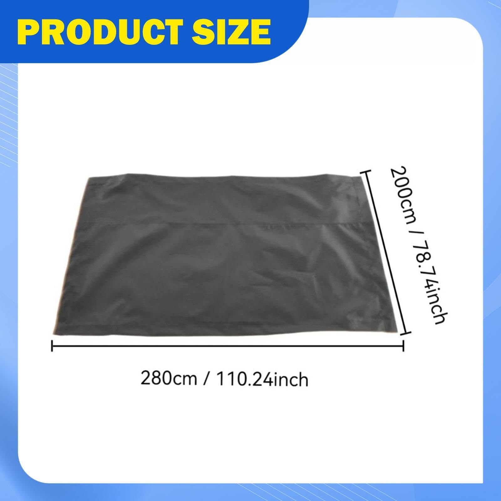 Copertura Protettiva per Batteria Elettronica, Soluzione Resistente Alle Intemperie E per Riporre Il Kit, 280 Cm X 200 Cm