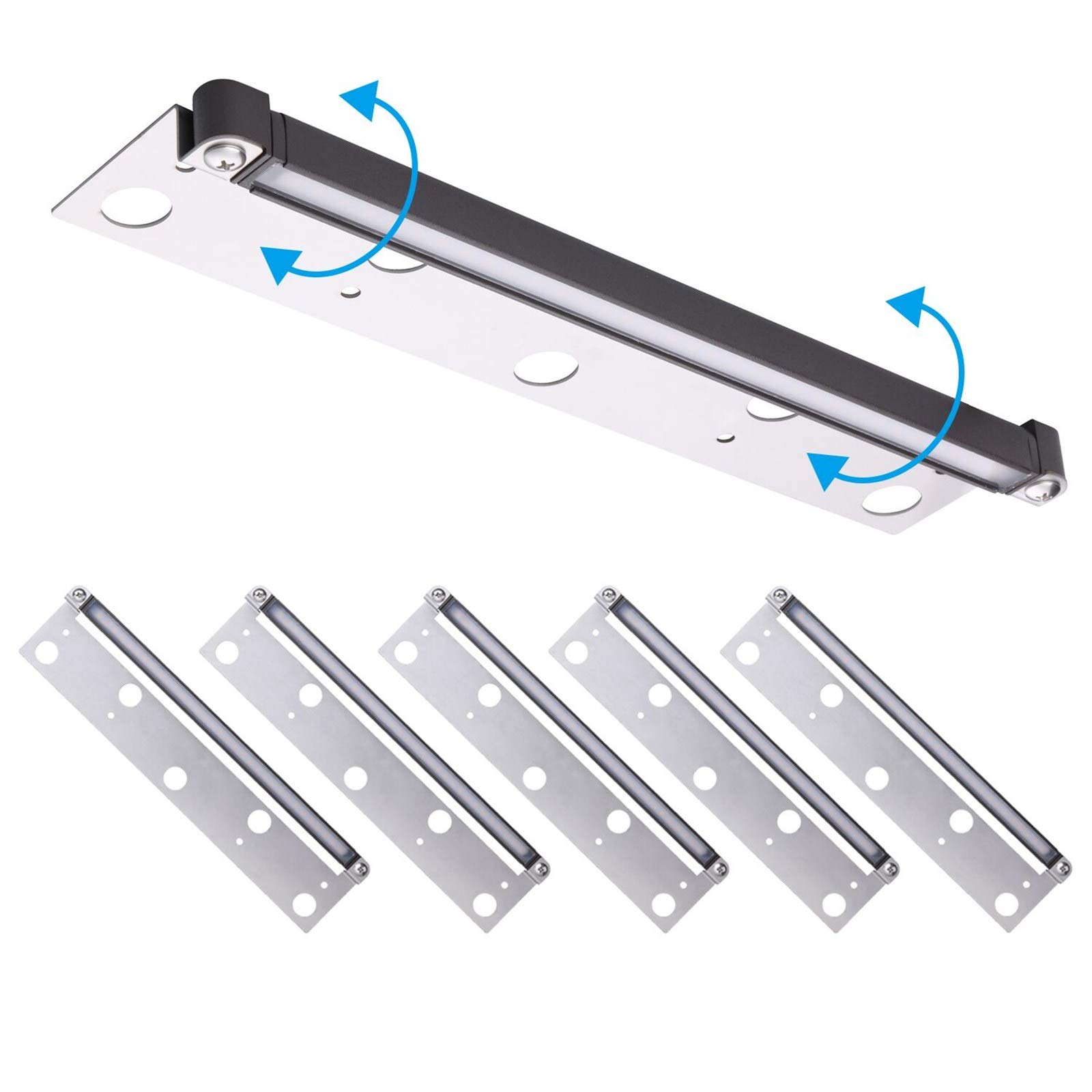 LED Hardscape Light, Paver Wall Light 13 Inch, 3W 12V Low Voltage Garden Pathway Deck Step Lamp, Warm White 2700K, Outdoor IP65 Waterproof 6 Pack