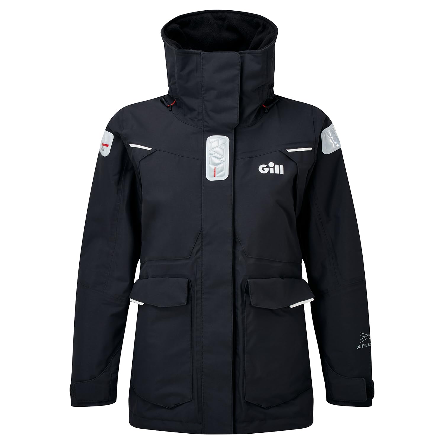 Gill Womens OS2 Offshore Sailing Jacket - Water & Stain Repellent (Graphite, 10)