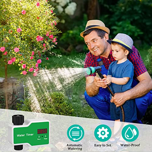 Sprinkler Timer Hose Watering Timer For Drip Irrigation Kit, Programmable Water Timer Wireless Digital Irrigation Controller System Outdoor Automatic Greenhouse Accessories For Yard Lawn Garden Hose #TOP1