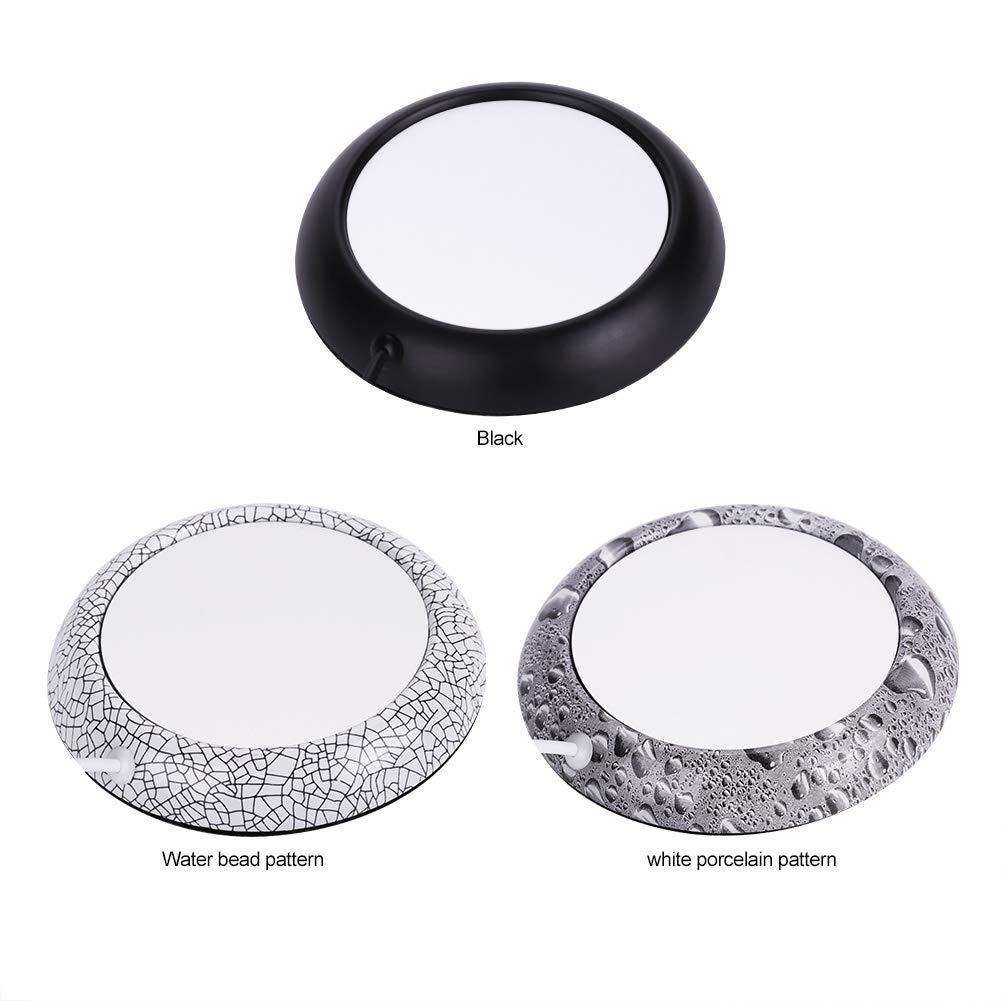 Calentador de tazas de café, calentadores de tazas con apagado automático, calentador de tazas para uso en el escritorio de la oficina en casa, calentador eléctrico de bebidas para cacao, té, 5