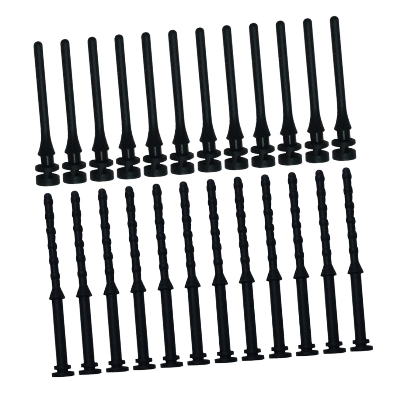 24Pcs Computer Case Fan Screws Silicone Rubber Shock Absorber Nails for PC Cooling Fans Anti-noise Screws Sturdy Easy to Install Vibration Dampening-image-33