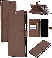 Vista 9 de GOOSPERY Bluemoon - Cartera compatible con iPhone 13 Pro Max, funda de piel sintética de alta calidad, soporte para tarjeta con tapa para teléfono