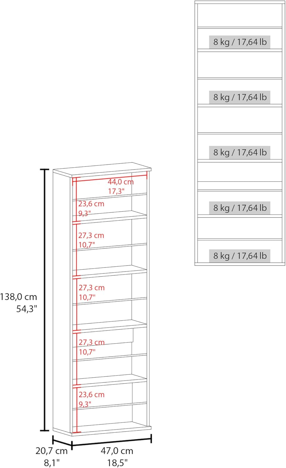 Leto Wall Mounted Shoe Rack with Mirror, Single Door, Capacity for Ten Shoes Natural Oak
