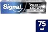 Signal White System Toothpaste Purifying Whiteness Activated Carbon 75 ml