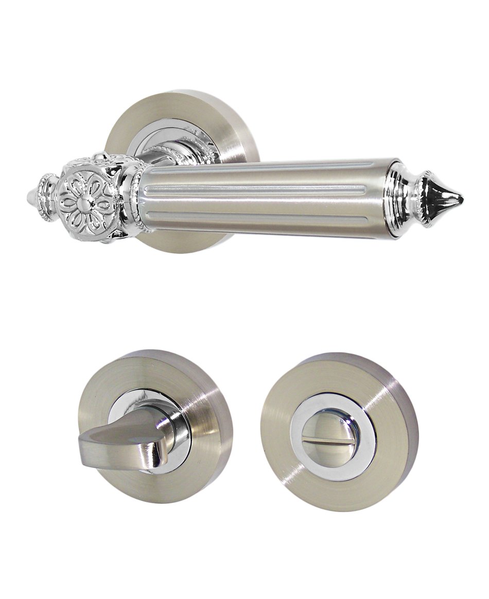 Türbeschlag 1624-A R WC Antik Optik Türdrücker Türgriffe Türklinke