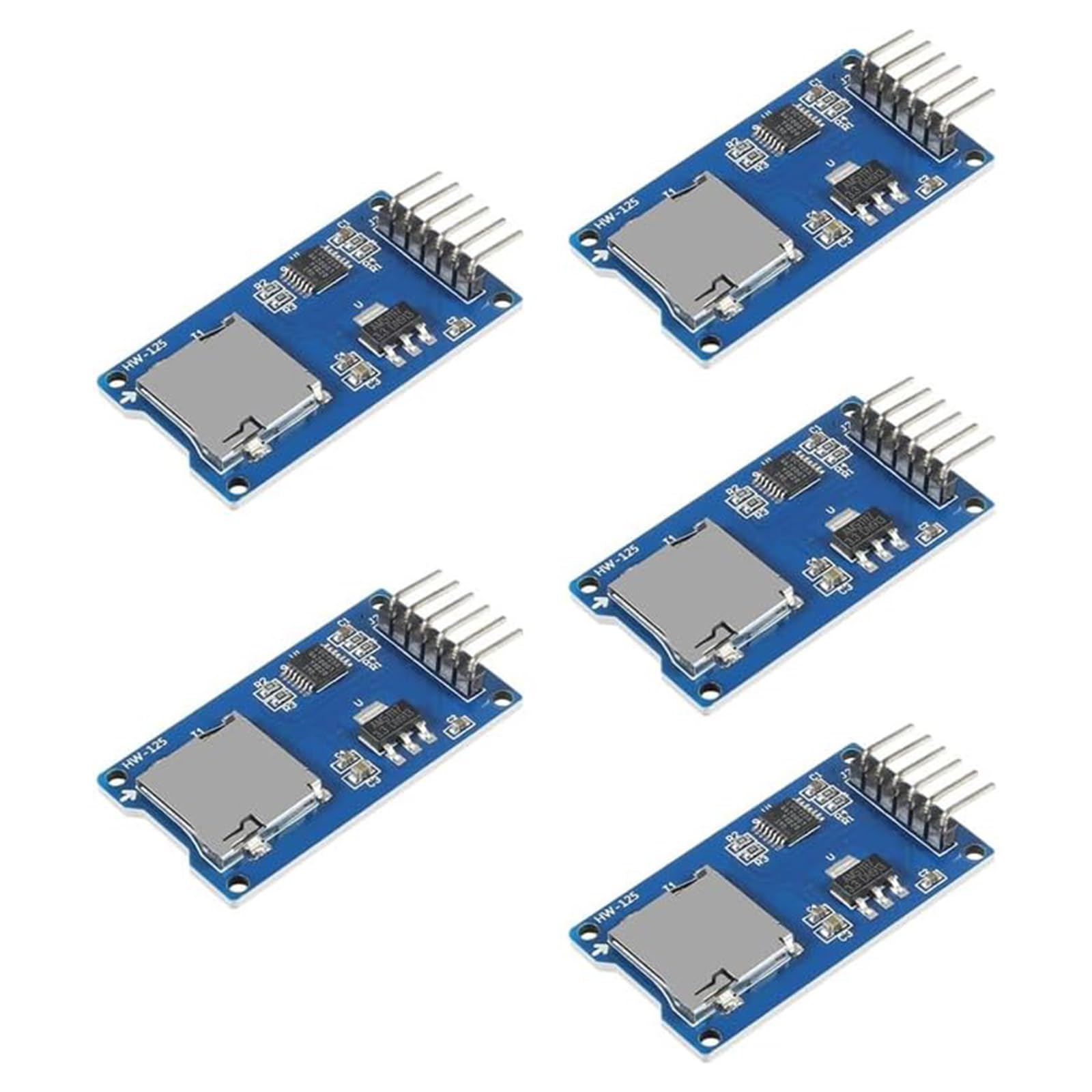 5 sztuk SPI Reader Micro Memory SD TF | Karta pamięci, moduł Shield, kompatybilny z Arduino