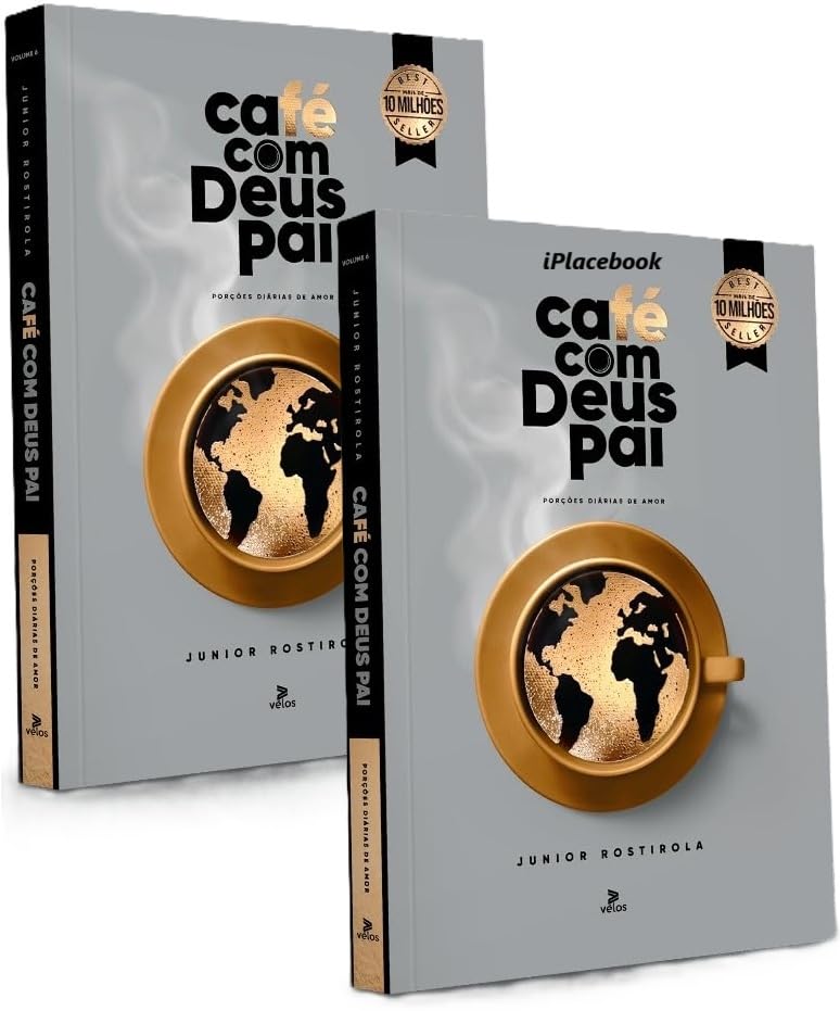 Kit 2 Livros Café com Deus Pai 2026 - Porções Diárias de Amor - 2...