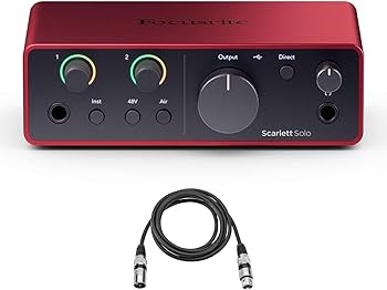 Amazon.com: Scarlett Solo 4th Gen USB Audio Interface with