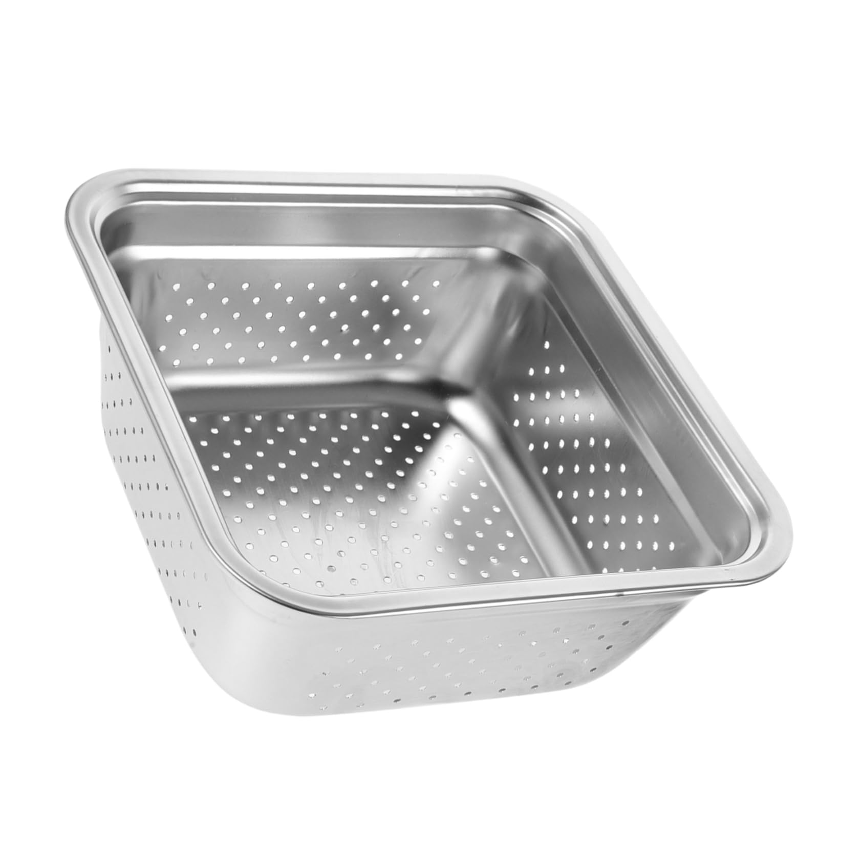BESPORTBLE 2stücke Wiederverwendbarer Grillkorb Aus Edelstahl Tragbare BBQ Grill-Schale Mit Löchern Für Gemüse Und Für Outdoor-Camping Und Gartenpartys