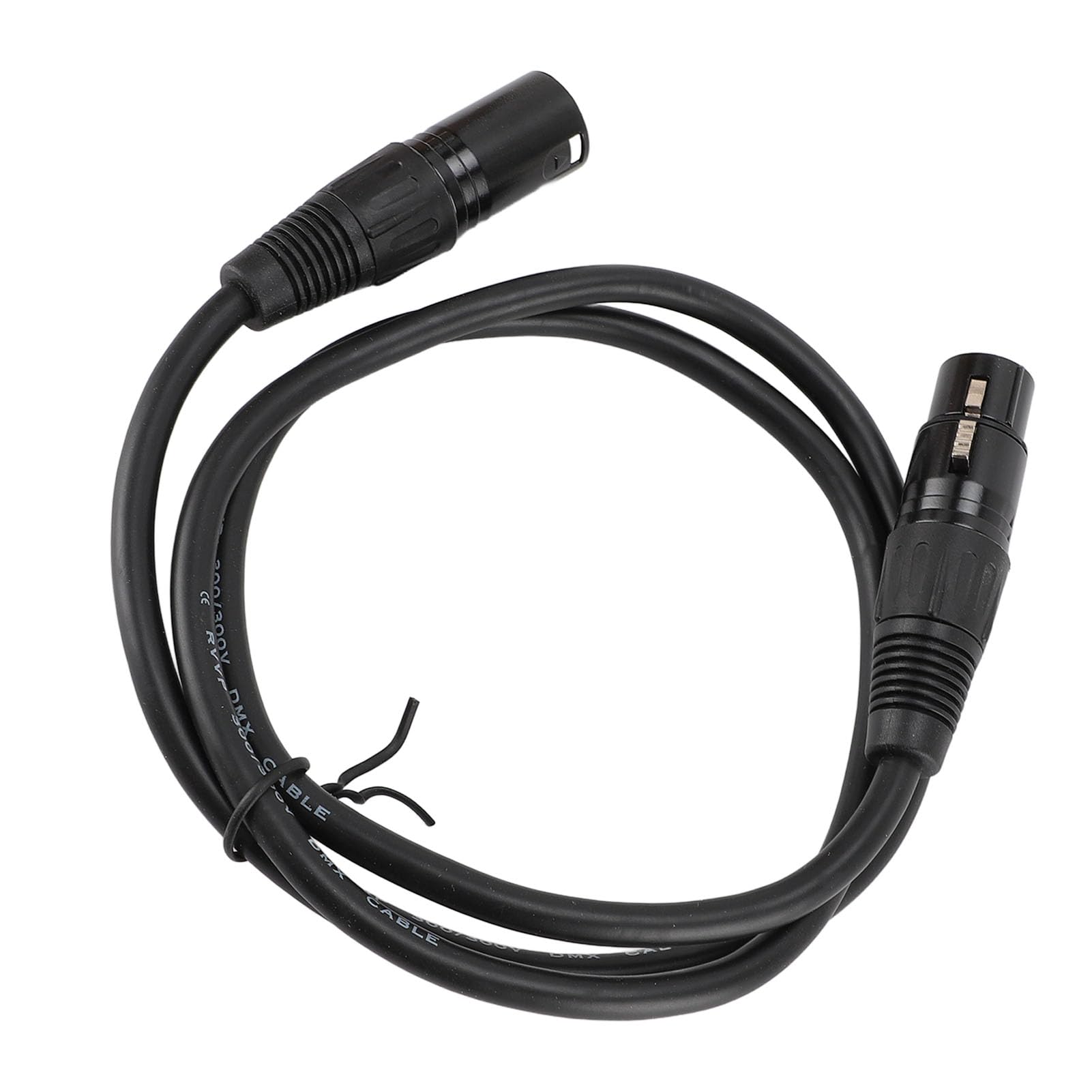 Tnfeeon Cavo di Segnale da Palco XLR, Cavo per Microfono XLR Maschio a Femmina a 3 Pin in PVC da 1 M per Eventi Dal Vivo, DJ e Sistemi di Illuminazione da Studio