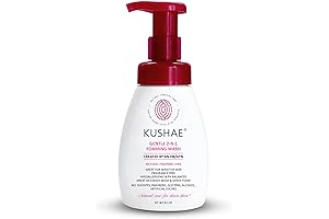 Kushae Under Breast Cream - Gentle 2-in-1 Foaming Wash pH Balance Feminine Wash