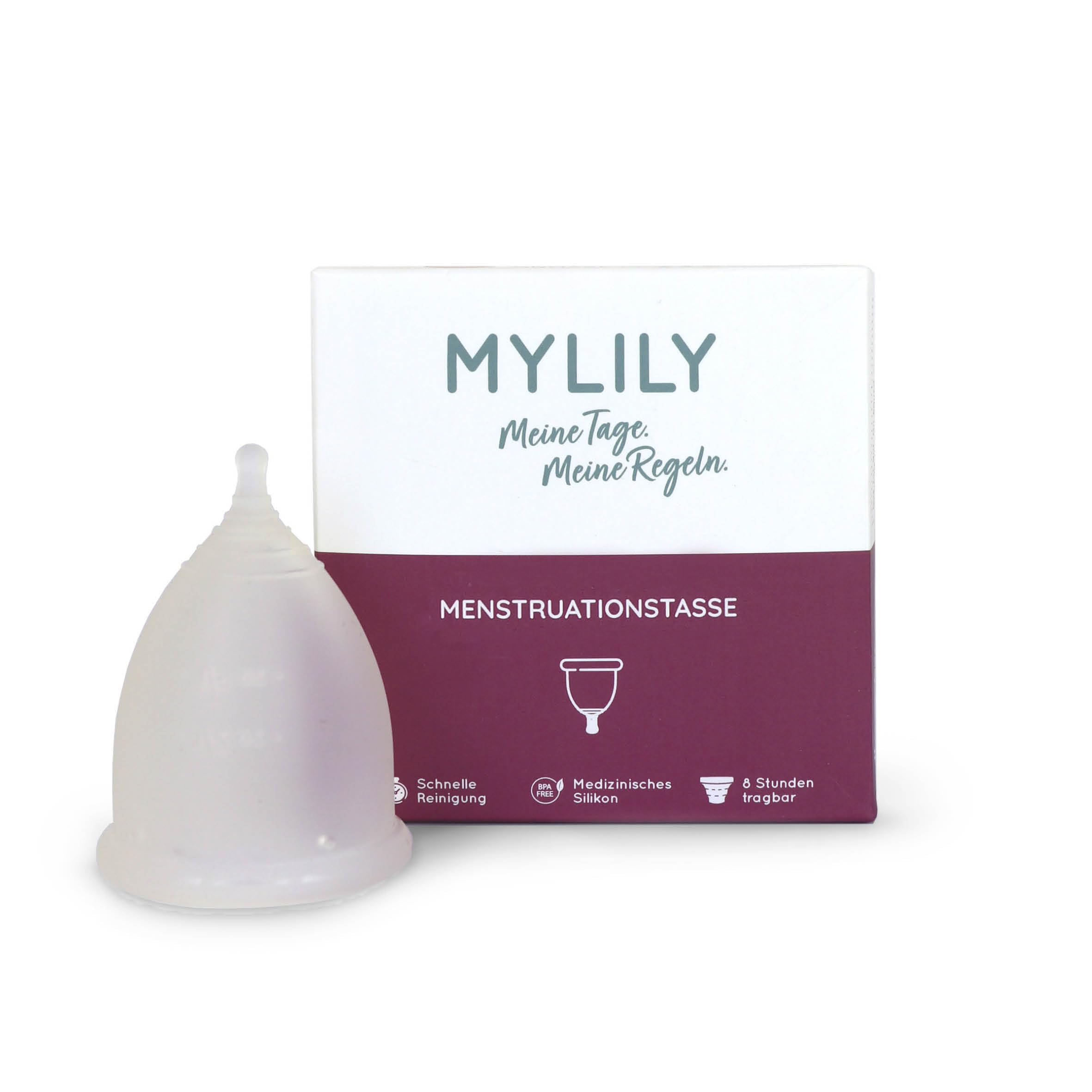 MYLILYMenstrual Cup | 100% Medical Silicone | Free of BPA and Latex | Ecological, Sustainable & Cost-Saving | Choice of 5 Cup Sizes (L2)