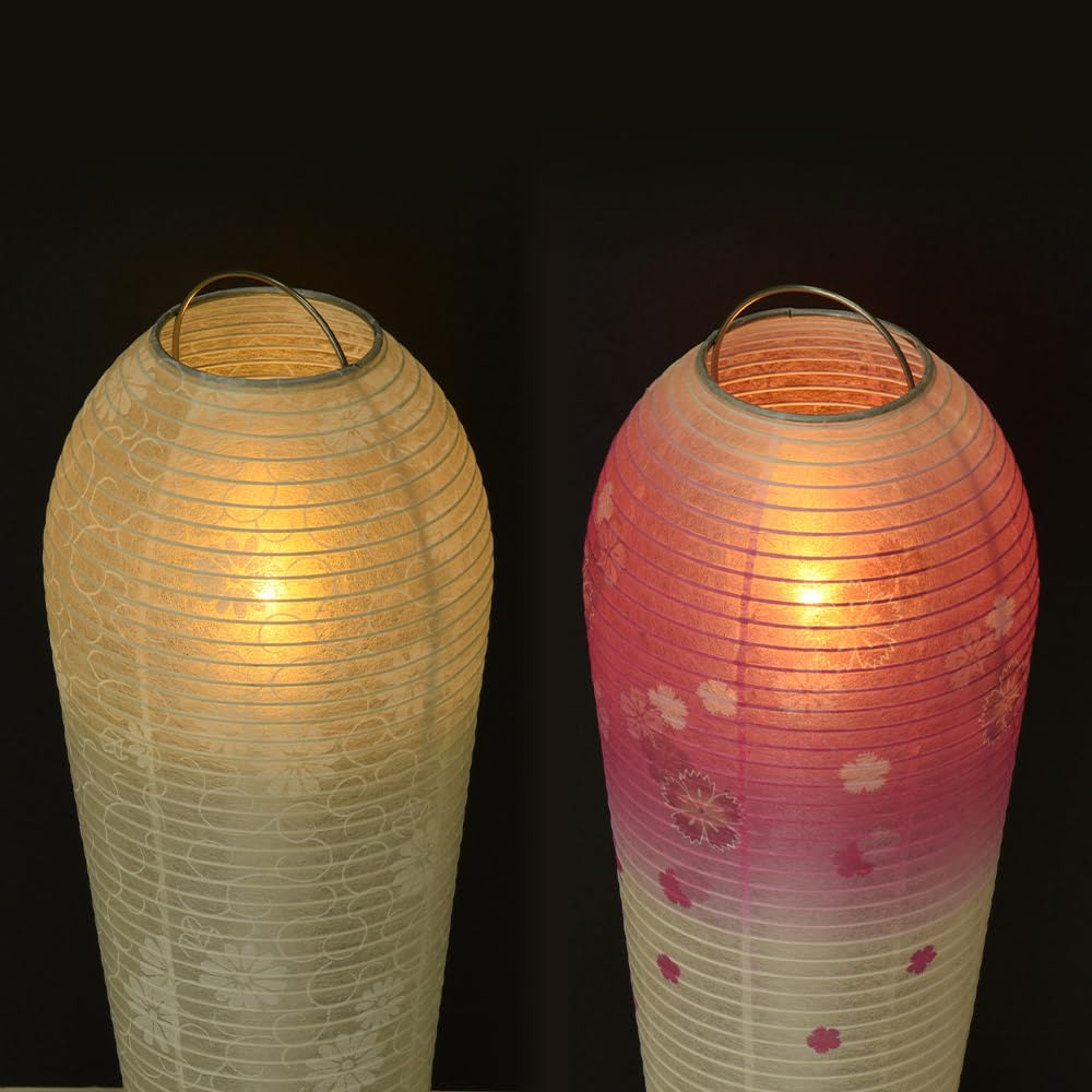 Amazon｜お仏壇のはせがわ 盆提灯 新型 小珠セット 白・撫子 3901K