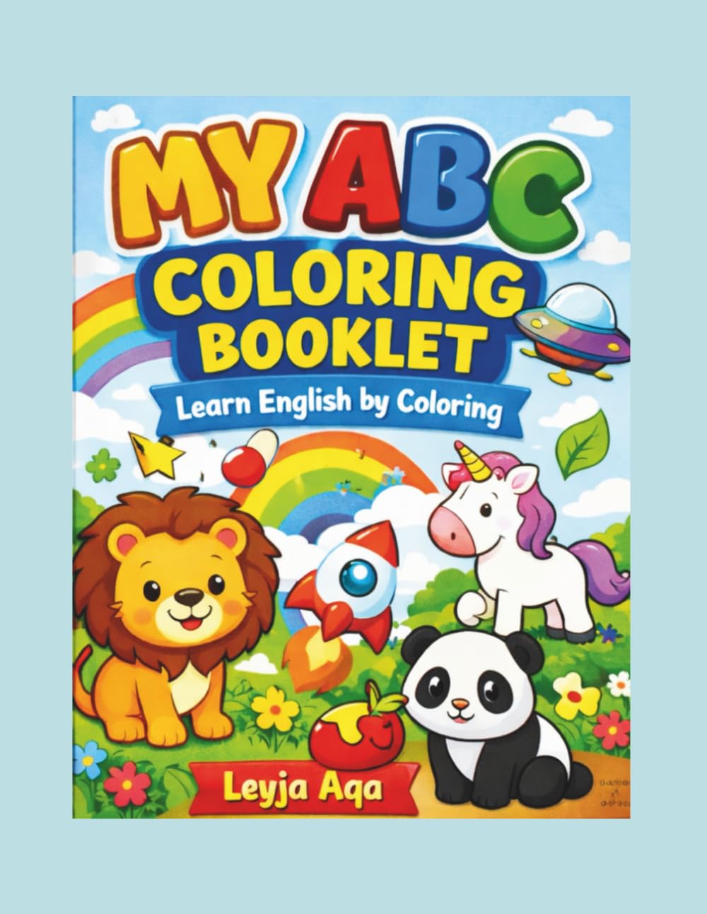 MY ABC COLORING BOOKLET: Learn English by Coloring