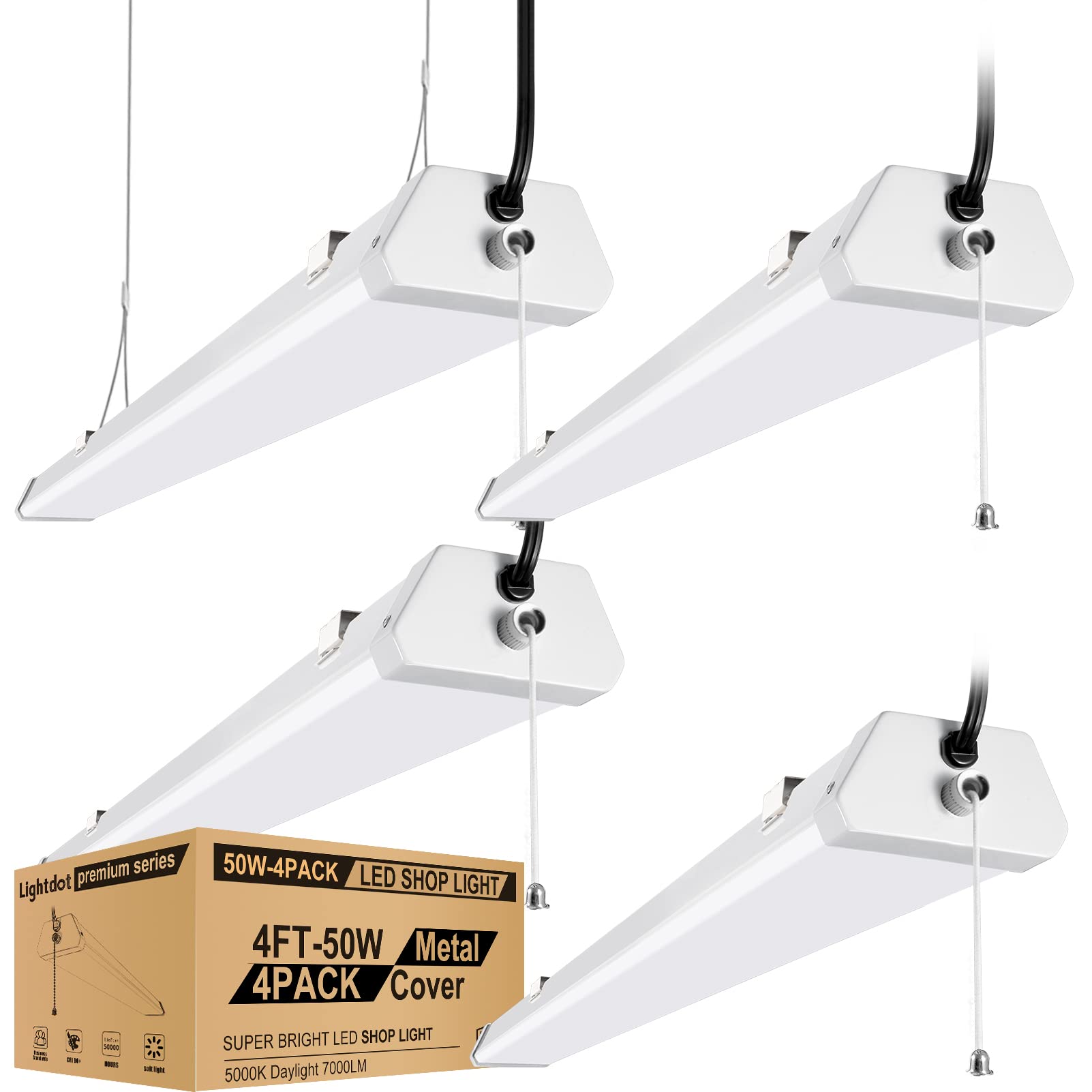 Buy LED Shop Light 4FT7000Lm 5000K [400W Equivalent]Daylight, Utility