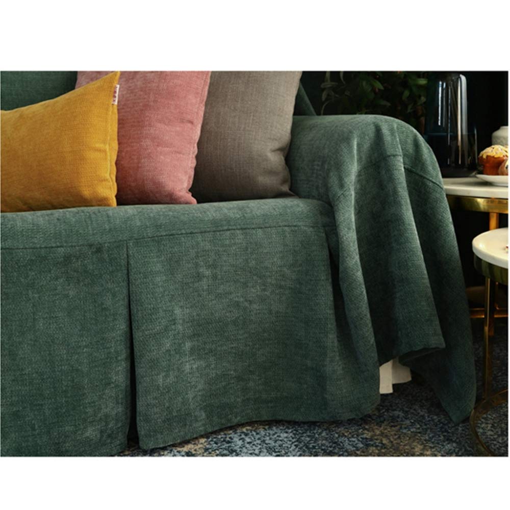 Amazon｜マルチカバー ダークグリーン ソファカバー シンプル 多機能