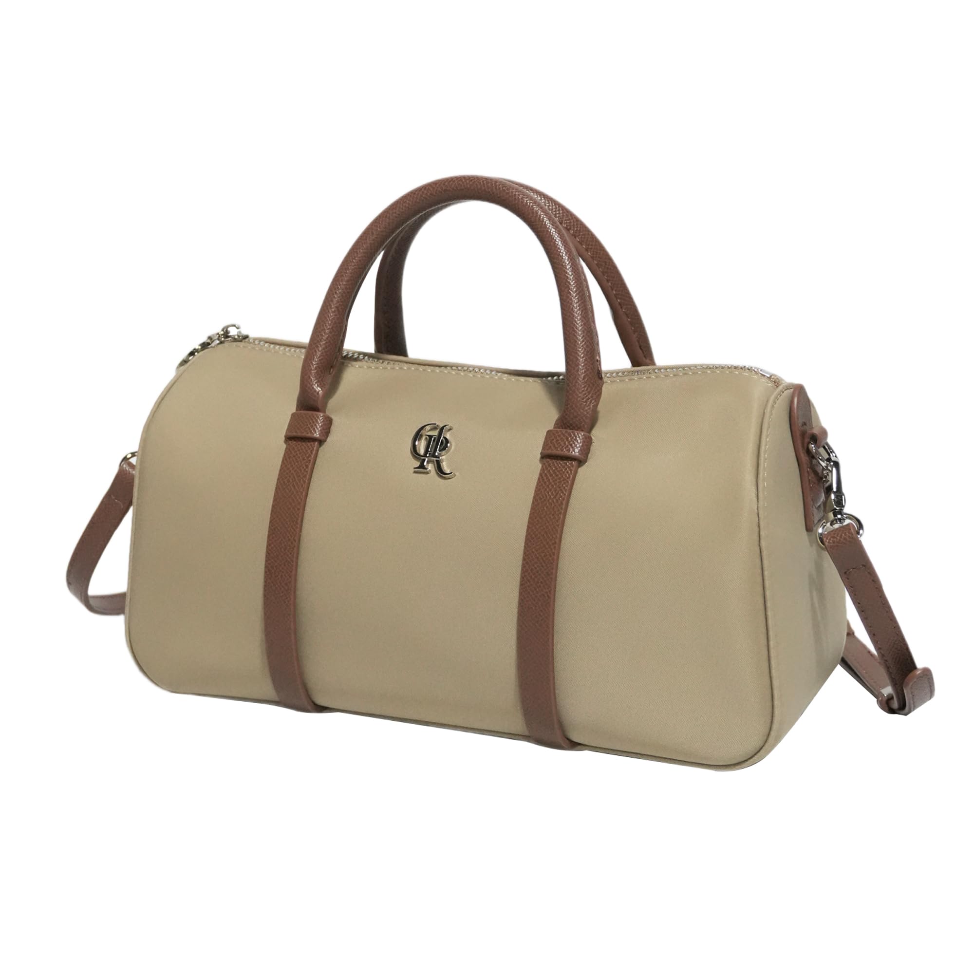 DURV Boston Barrel Crossbody Bag Retro Duffle Top Handle Handbag Purse