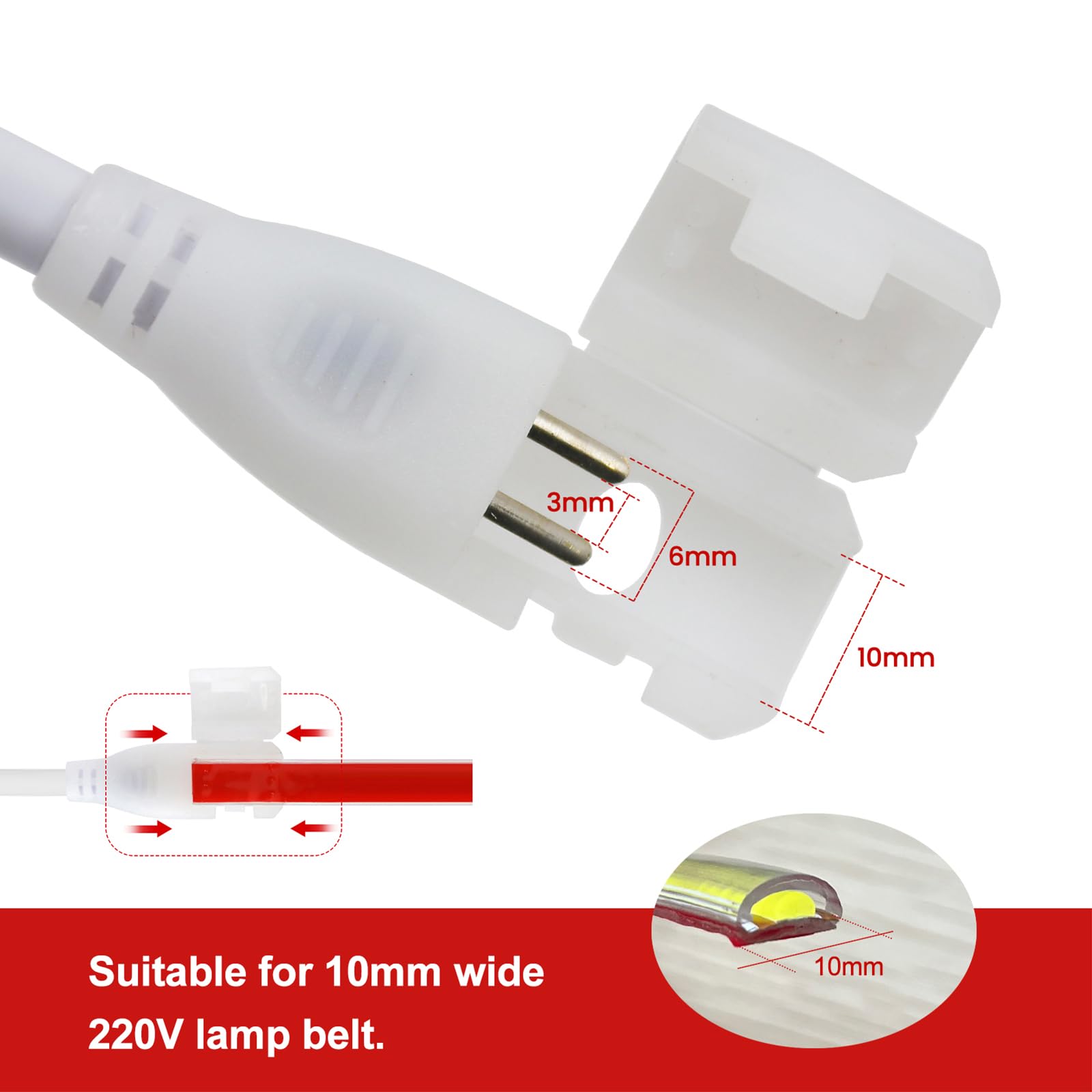 COB LED Band 35M AC220-240V Selbstklebend 240LEDs/m Warmweiß Flexible Superhell Lichtband