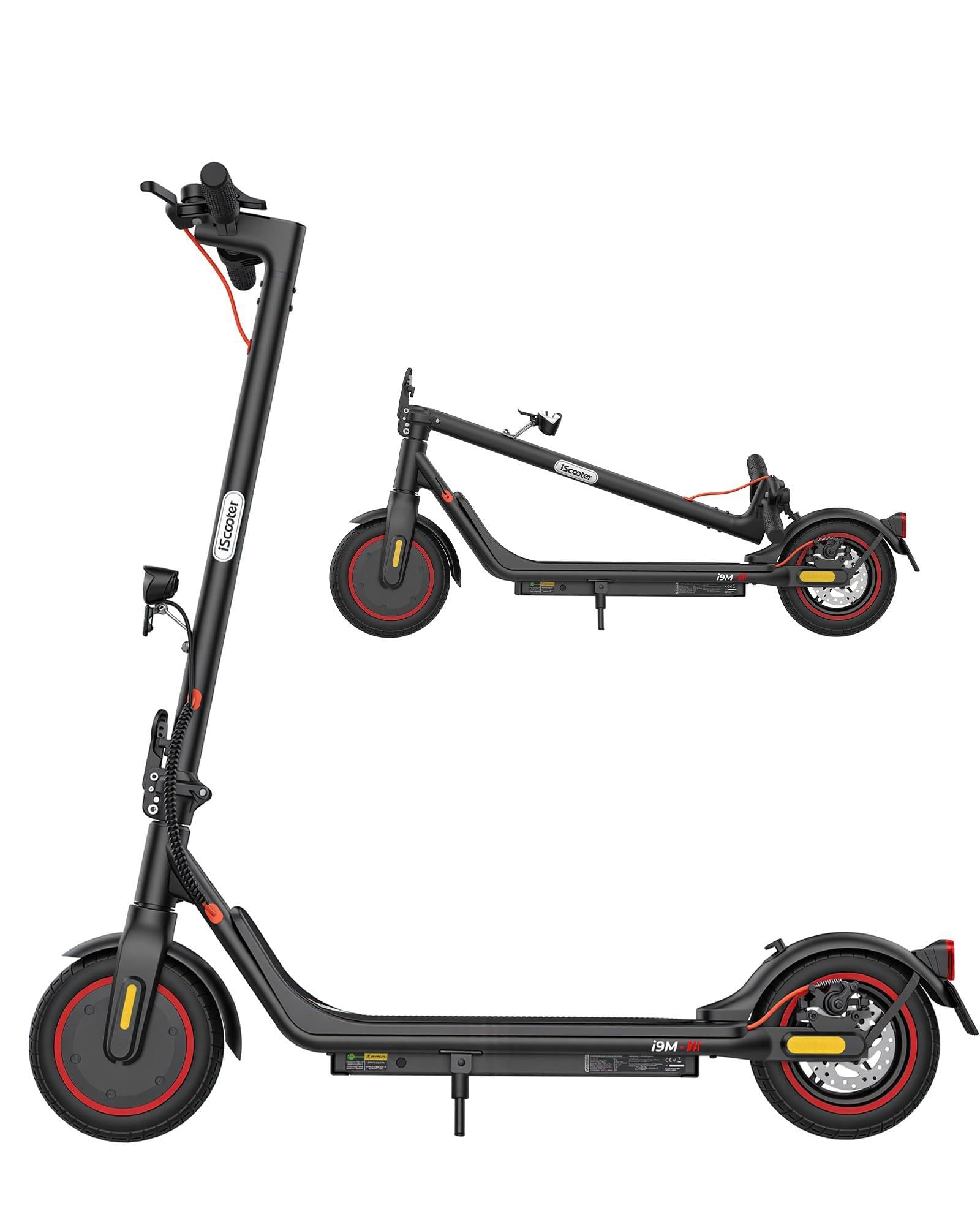 E Scooter mit Straßenzulassung 20-30km Reichweite, ABE Elektroroller Belastung bis 120kg, LED, 20km/h, 350W Motor,Duales Bremssystem Leicht Kompakt & Stabil Eroller Für Pendler