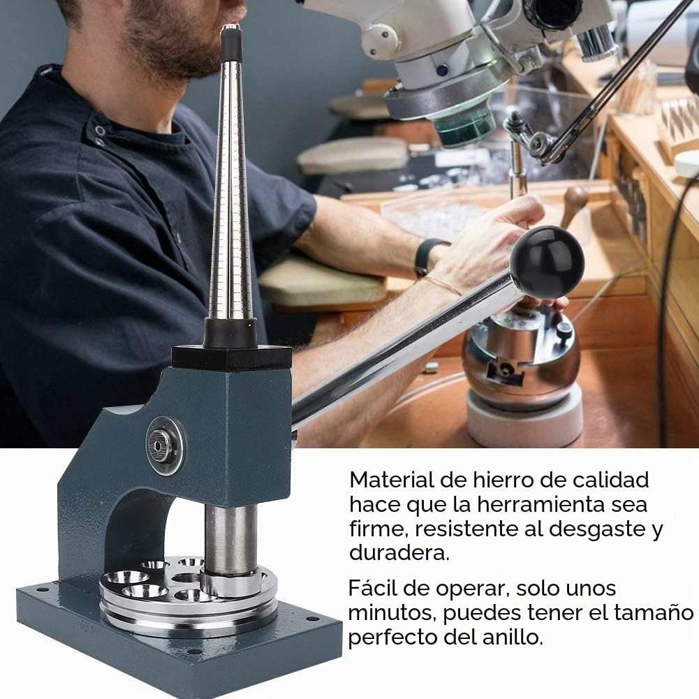 Ajustador de Tamaño de Ampliación del Reductor del Ensanchador del Anillo ensanchador de anillos Herramienta Profesional de Formación de Fabricación de Joyas Anelliere