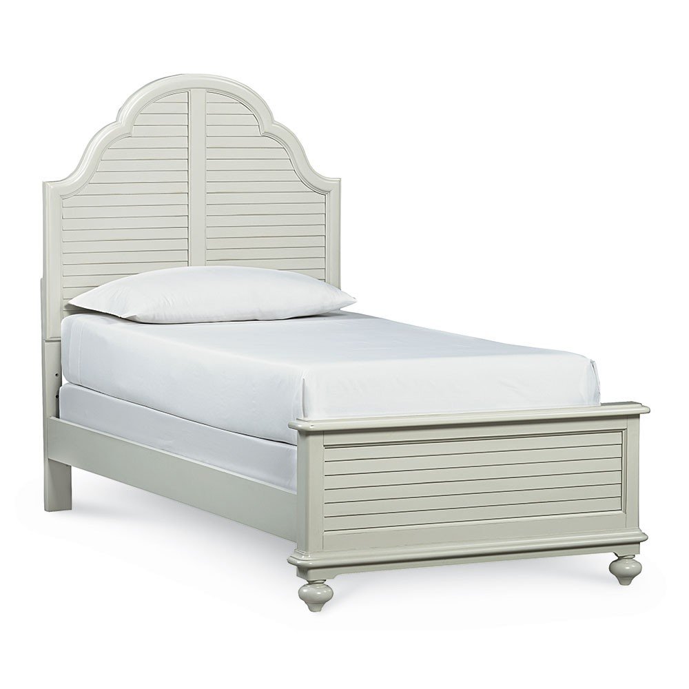 Inspirations Catalina Twin Size Panel Bed in Morning Mist