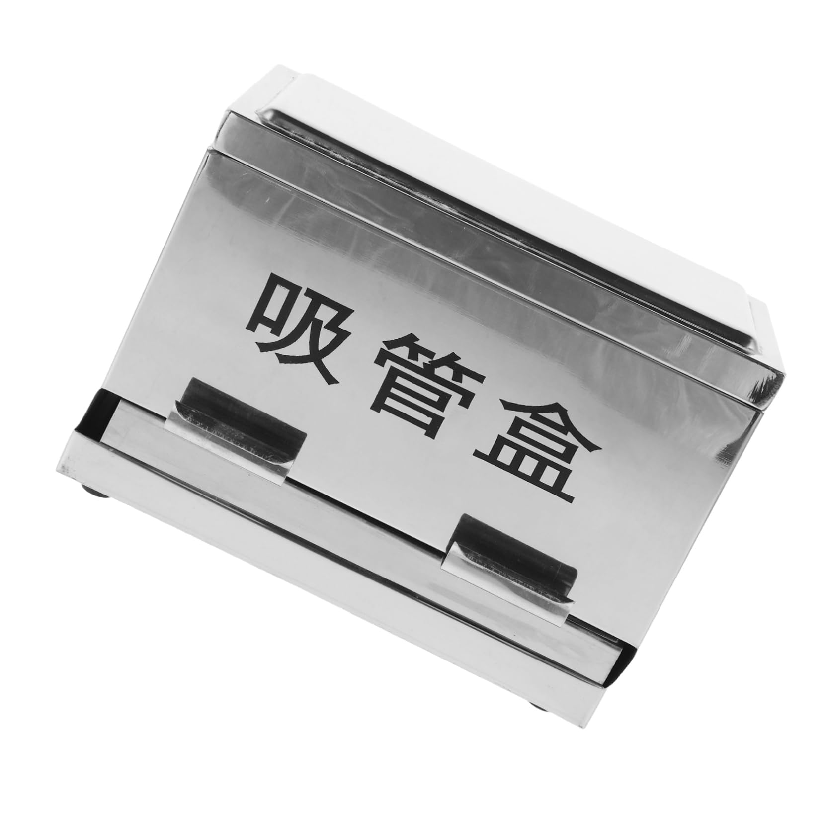 BRIGHTFUFU Straw Dispenser Holder Press Type Straw Container for Milk Tea Shops Restaurants and Offices Reusable Storage with Sturdy Design for Organized Dining Experience