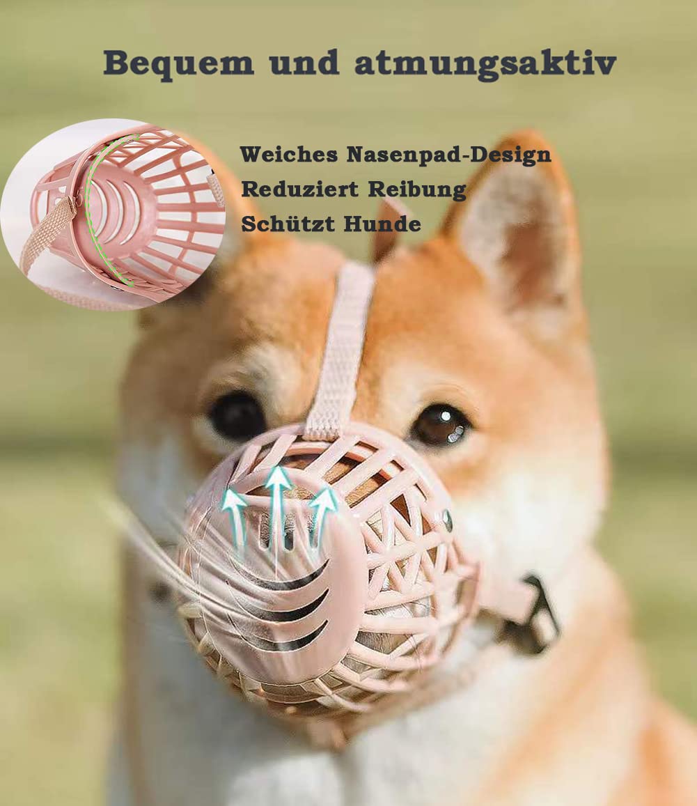 Korbmaulkorb Für Hunde – Atmungsaktiv & Vers Produktbild-Vorschau 10
