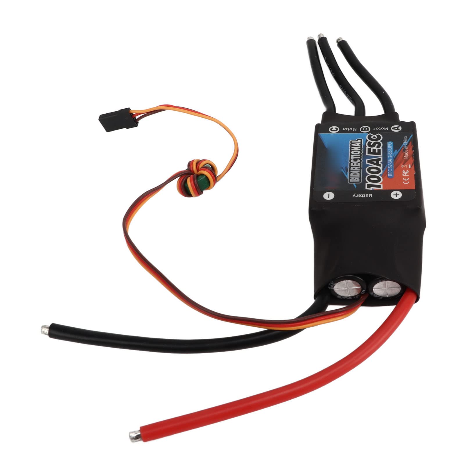 Brushless ESC, Bidirectional 100A 26S BEC 3A 5V Electric Speed Controller Electric Speed Controllers for RC Car Boat Propeller Power Plant & Driveline Systems