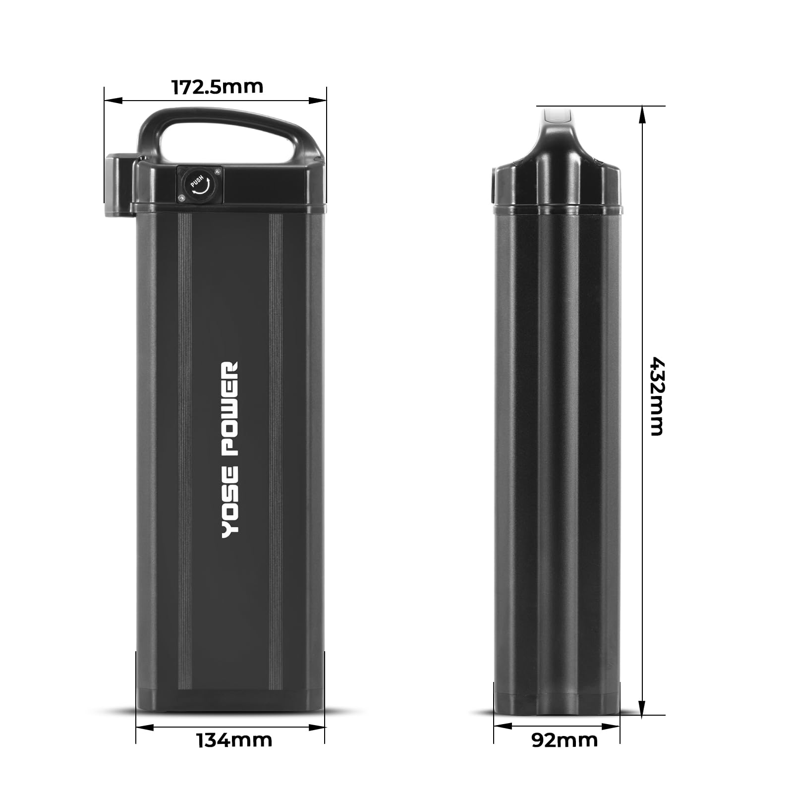 Amazon.com: Yose Power 48V 22.5Ah Ebike Battery Compatible with