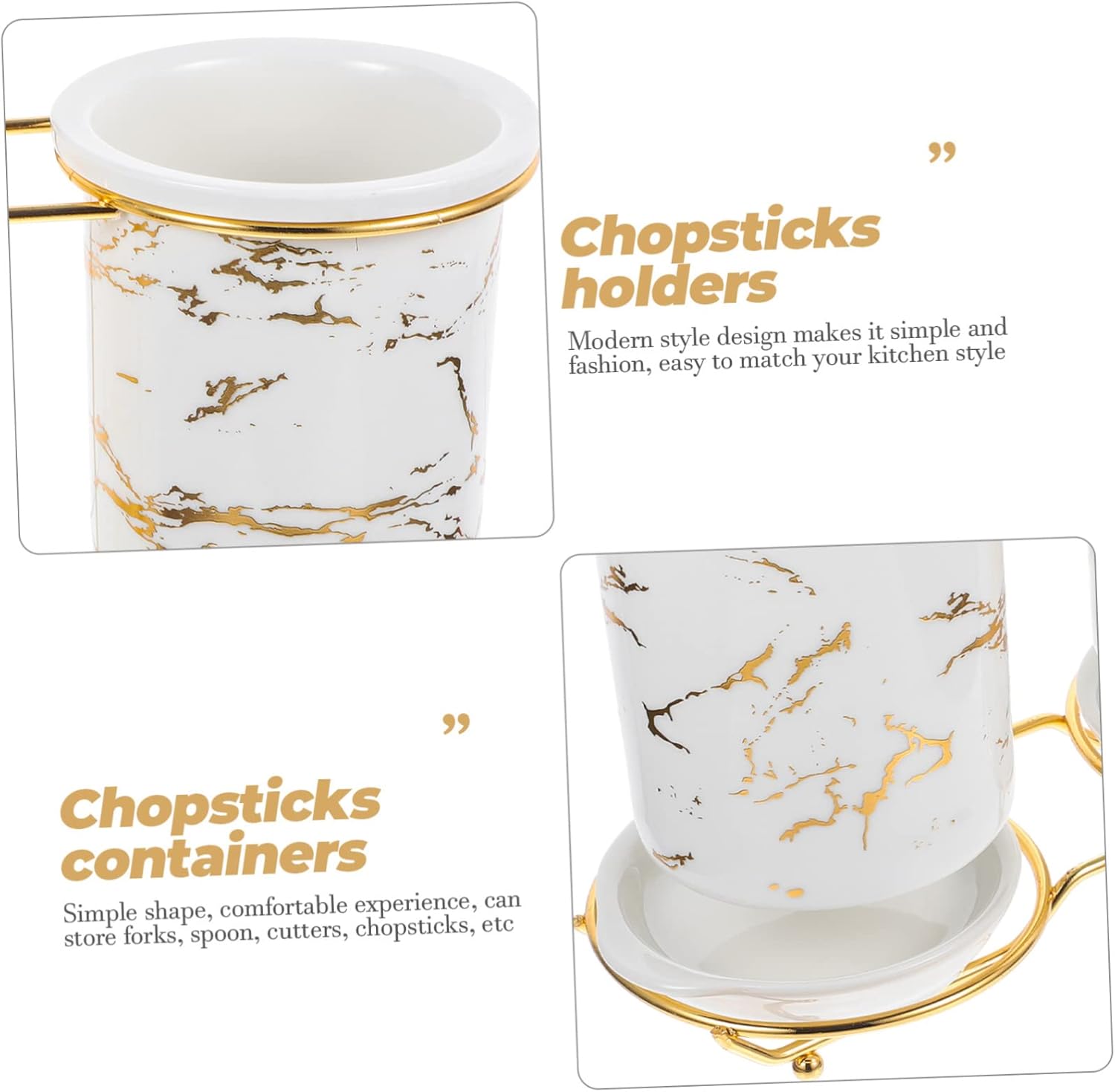 Ceramic Knife Fork Storage Rack Silverware Organizer Chopsticks Holder Kitchen Supplies